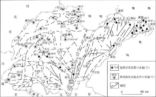 山东省（温泉）地热资源分布规律-地热开发利用-地大热能